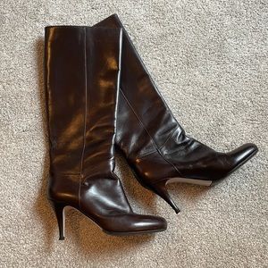 Sergio Rossi leather boots EU40